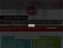 Tablet Screenshot of myshoppers.it